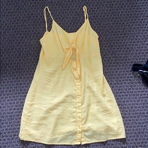 Yellow summer dress